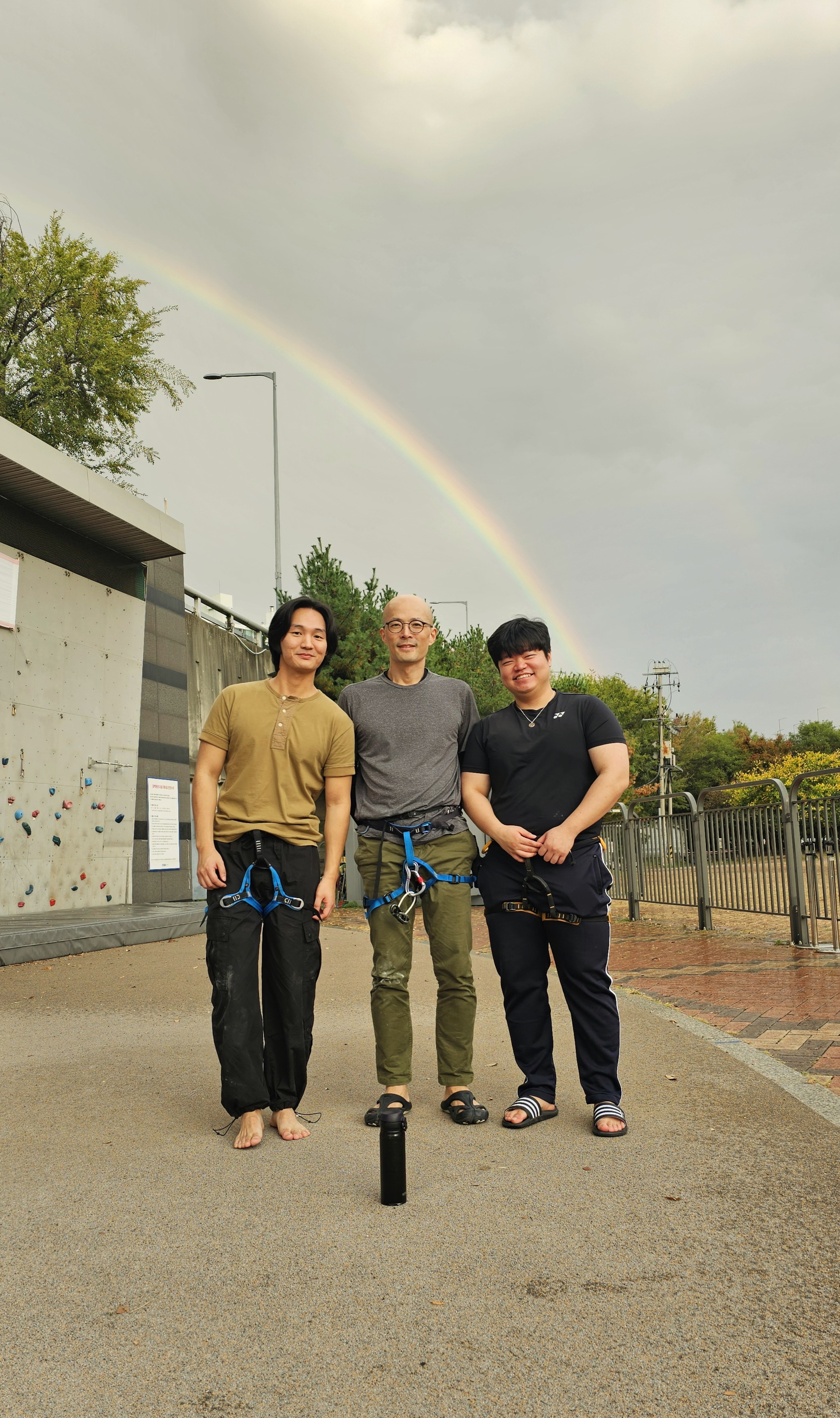클라이밍 후 무지개